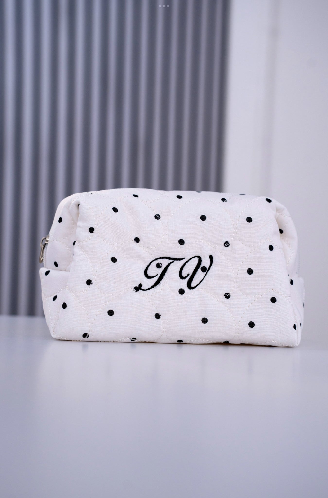 Medium Polka Dot Cosmetic bag